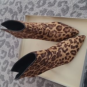 Marc Fisher Leopard Booties